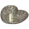 Ruhan Transparent Heart Rippled Fruit Plate