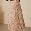 JESSIE Women's Printed Tie-Waist Midi Skirt