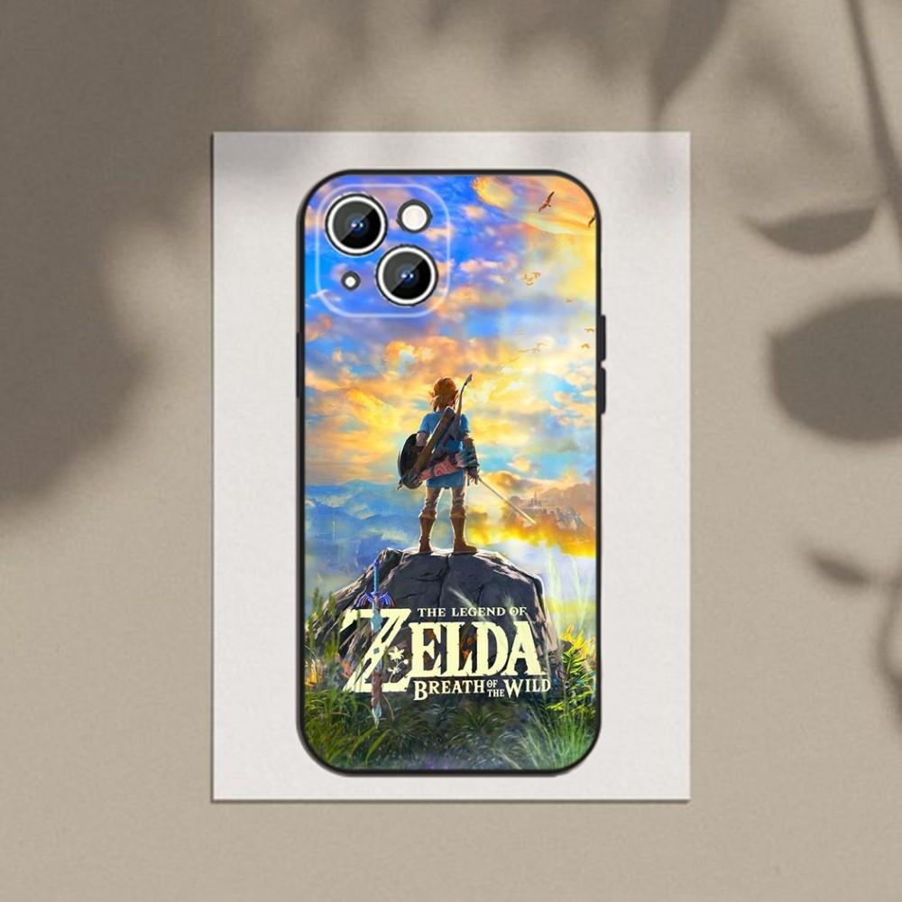 Z-Zeldas Game Phone Case Phone Case For Apple iPhone 15,14,13,12,11,XS,XR,X,8,7,Pro,Max,Plus,mini Silicone Black Cover