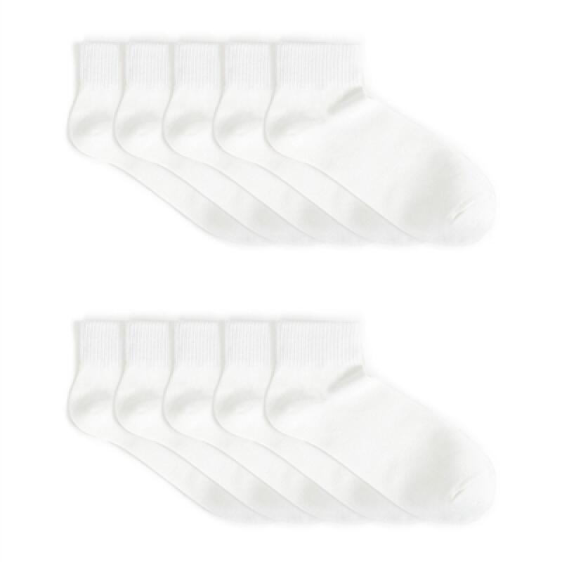 

10-pack basic ankle socks set Women s 220-250mm