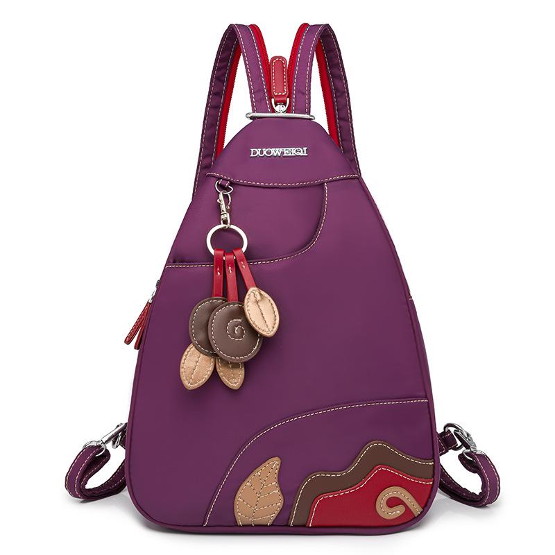Fashionable Korean Style Waterproof Oxford Crossbody Backpack: Lightweight, Versatile, Large Capacity, Multi-functional