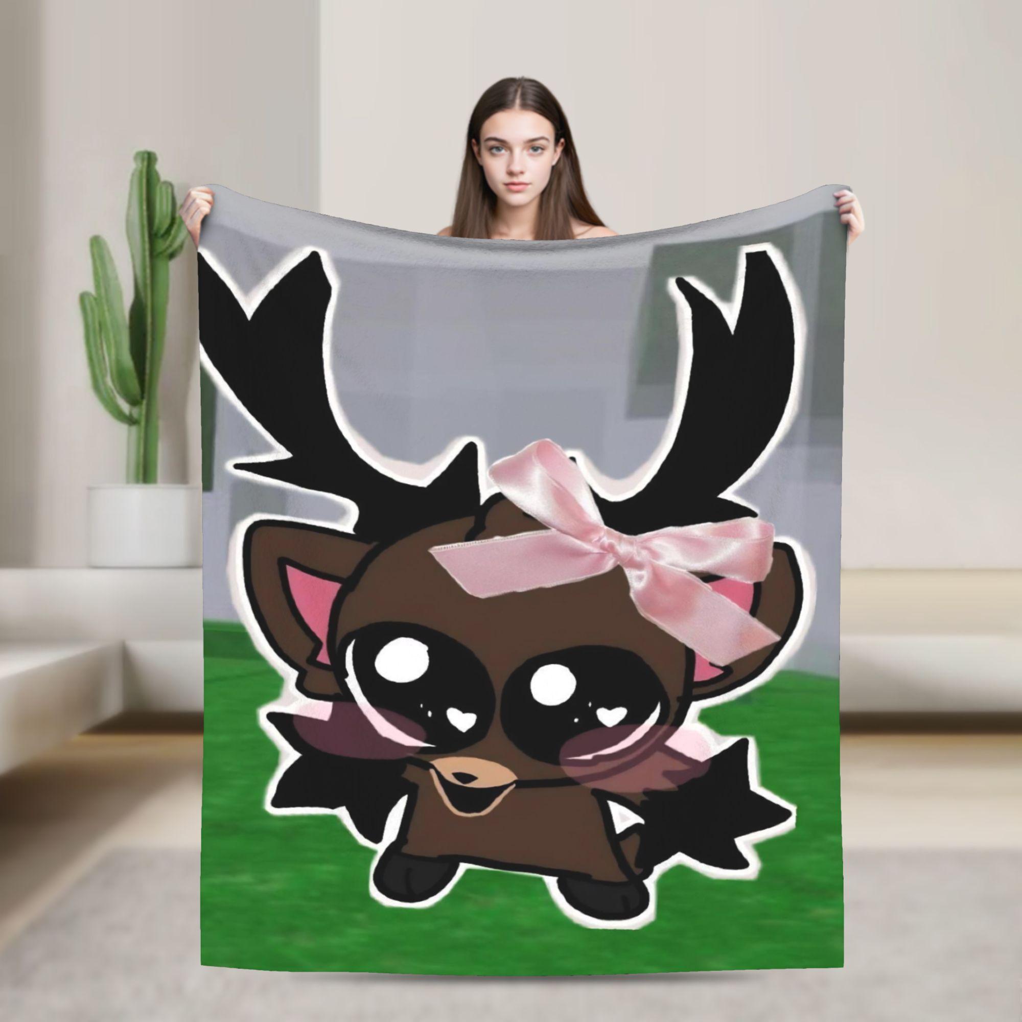 9-9 Nights in the Forest Blankets Deer Game Flannel Vintage Soft Throw Blanket for Chair Covering Sofa All Season 100x150cm