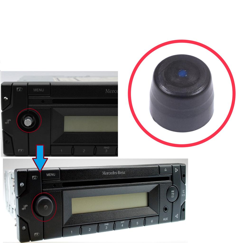 EDP962 Truck Base Radio Rotary Knob Button for Blaupunkt Mercedes Atego Actros Axor Zetros Unimog A0004461162