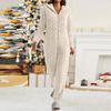 Women's Fashion Solid-Color Homewear Plush Comfortable One-Piece Pajama