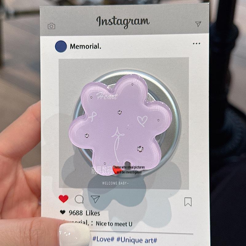 Korean Style Cute Cloud Magnetic Airbag Phone Holder & Telescopic Stand