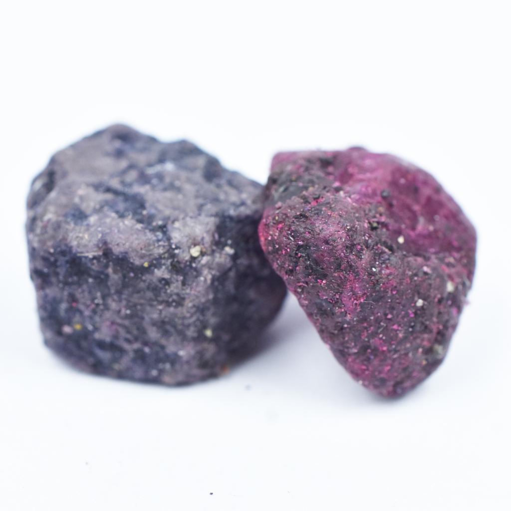 Natural Purple Sapphire 49ct Rough Certified Loose Gemstone
