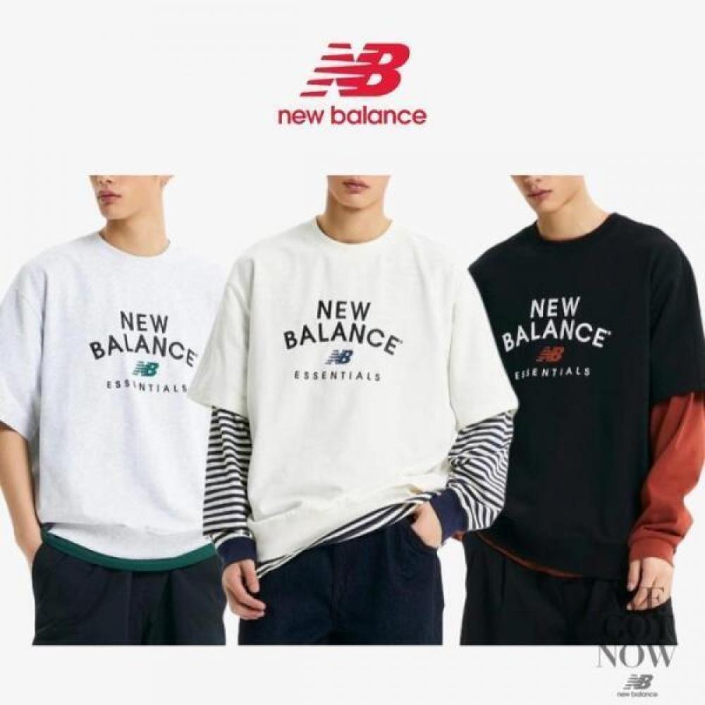 

New Balance Свитшот Uni Essential с коротким рукавом Nbnce21053 light gray/100(L)