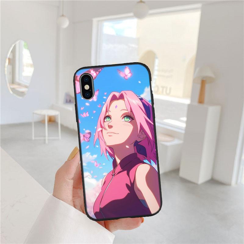 LO71 Naruto Sakura Haruno Soft Shell Phone Case for Redmi Note 13 14 Pro+ Plus A3 A3X 13X 13C 13R 14S 14C 14R
