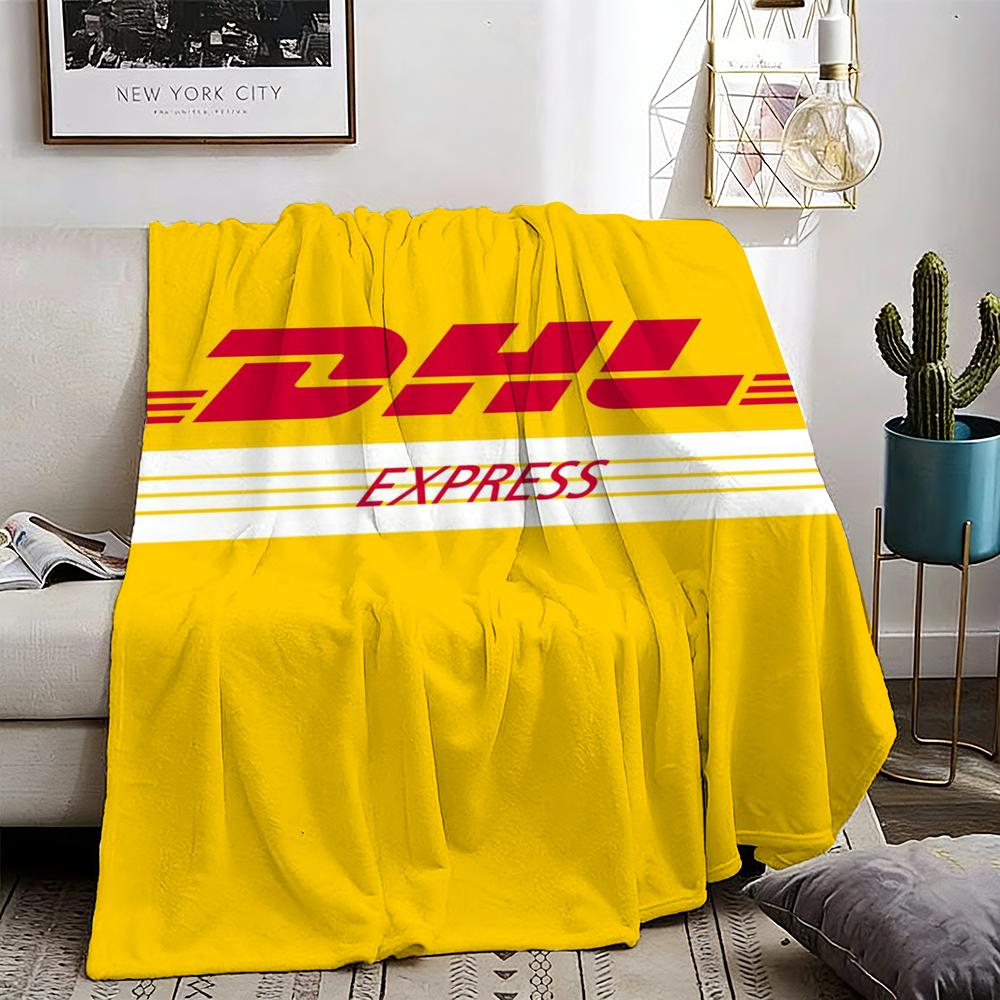 DHL Express Throw Lightweight 240g Flannel Blanket Soft Skin-friendly for Summer Cooling 75X95CM