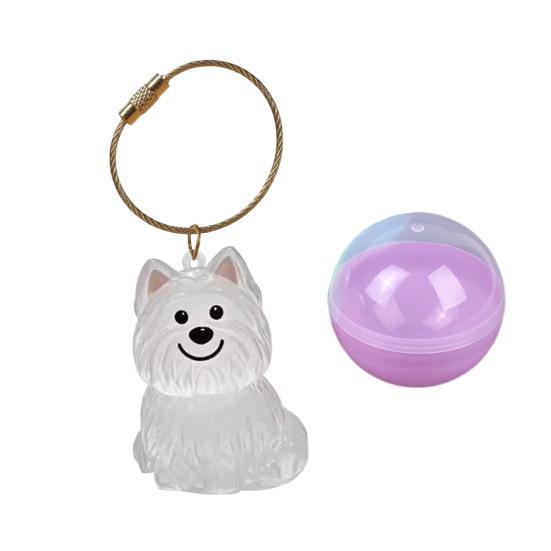 

Брелок-бутылочка для хранения шерсти питомца, прозрачный дизайн, мини-размер, портативный, кулон для кошачьей и собачьей шерсти, коллекционный брелок C