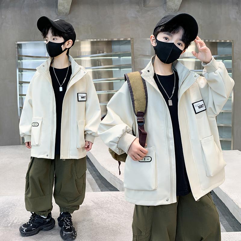 Boys' Spring and Autumn Windbreaker Jacket