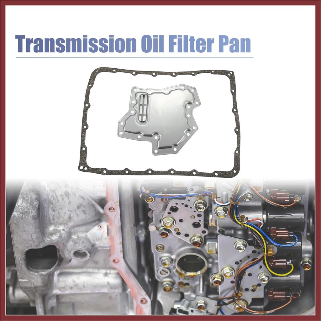 1 Set JR710E Transmission Filter Oil Pan Gasket Kit for Nissan 370Z 2015-2020 for Infiniti Q50 Q60 137710 103010 Transmission Valve Pan Replace Parts