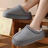 Nuove Pantofole con Zeppa Soffici alla Moda per Donna 2025 Inverno Peluche Calde Scarpe di Cotone Donna Comfort Antiscivolo Unisex Pantofole da Casa