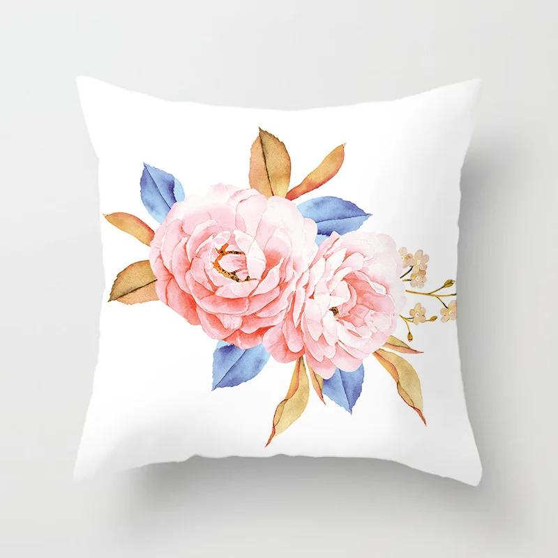 Super Cushion Cover Pillowcase Sofa Living Room Flower Decoration Pillow Nordic