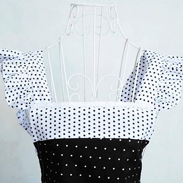 Korean Style Lace Apron - Fashionable, Oil & Stain-Proof Women's Kitchen Waist Apron