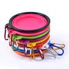 350/1000ML Large Collapsible Dog Cat Folding Silicone Bowl Portable Puppy Food Container Outdoor Feeder Dish Bowl Dog Accessorie