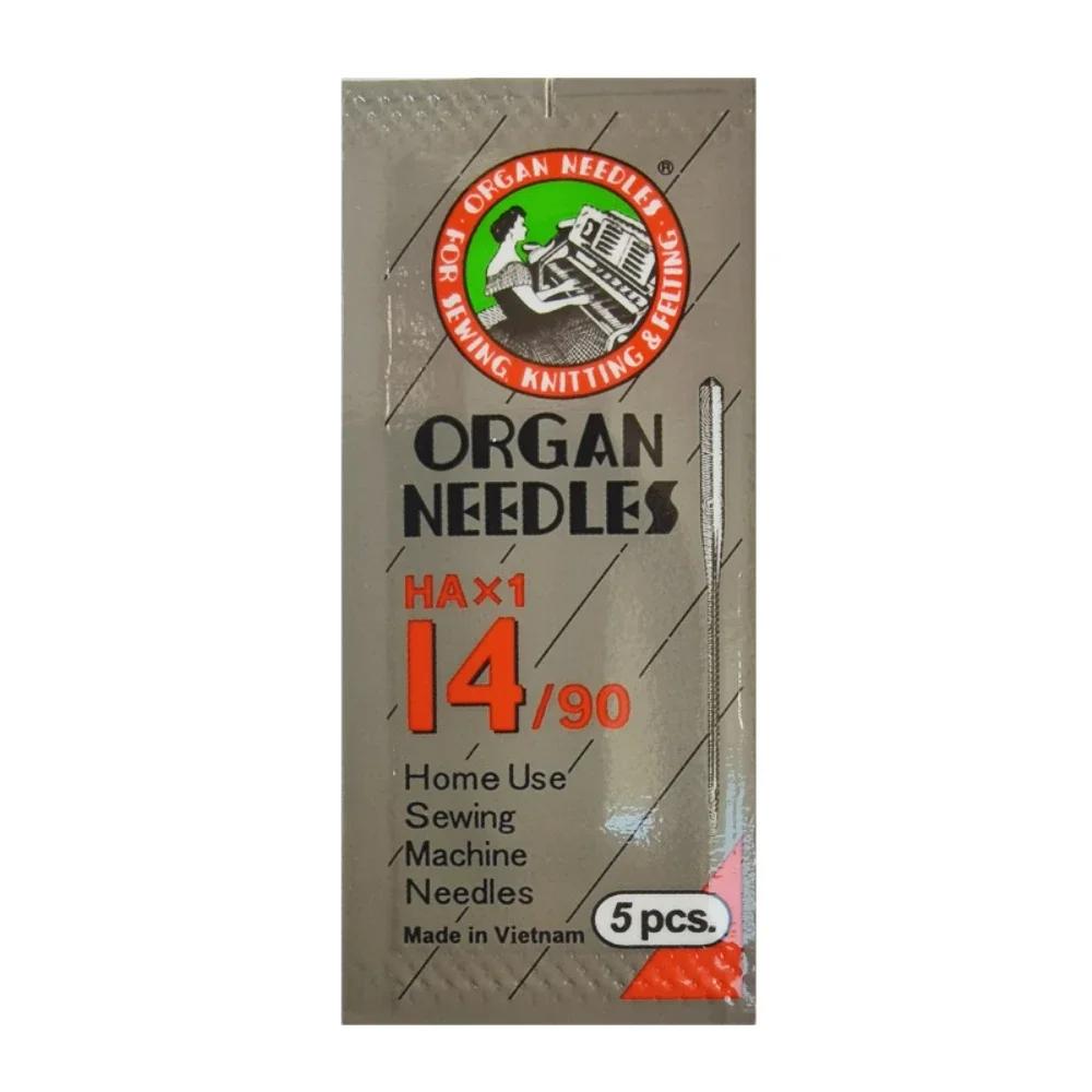 5pcs/pack Size 12,14,16,18 Organ Flat Shank 15x1 HAx1 130/705 All Size Home Sewing Machine Needles Assorted Replacement