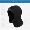 Unisex 1MM Neoprene Sun Protection Swim Cap for Surfing and Winter Diving