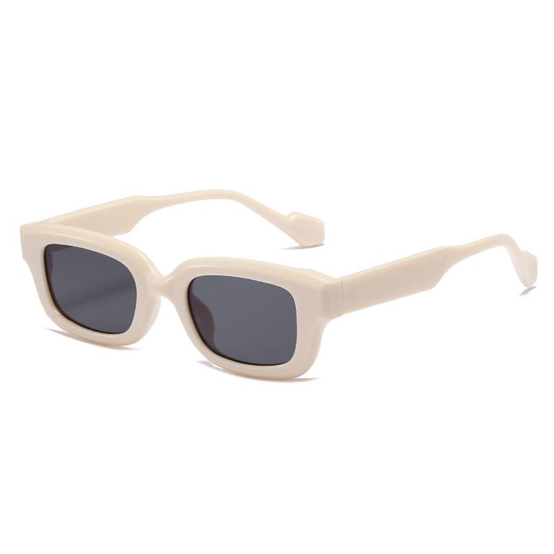 SO&EI Retro Kleine Rechteckige Sonnenbrille Damen Bonbonfarben Tönungen UV400 Quadratisch Herren Sonnenbrillen