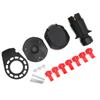 Trailer Adapter Trailer Parts Trailer Plug Connector Kit 7 Pin 92x50mm Universal Corrosion Resistant Iron Durable Trailer Socket