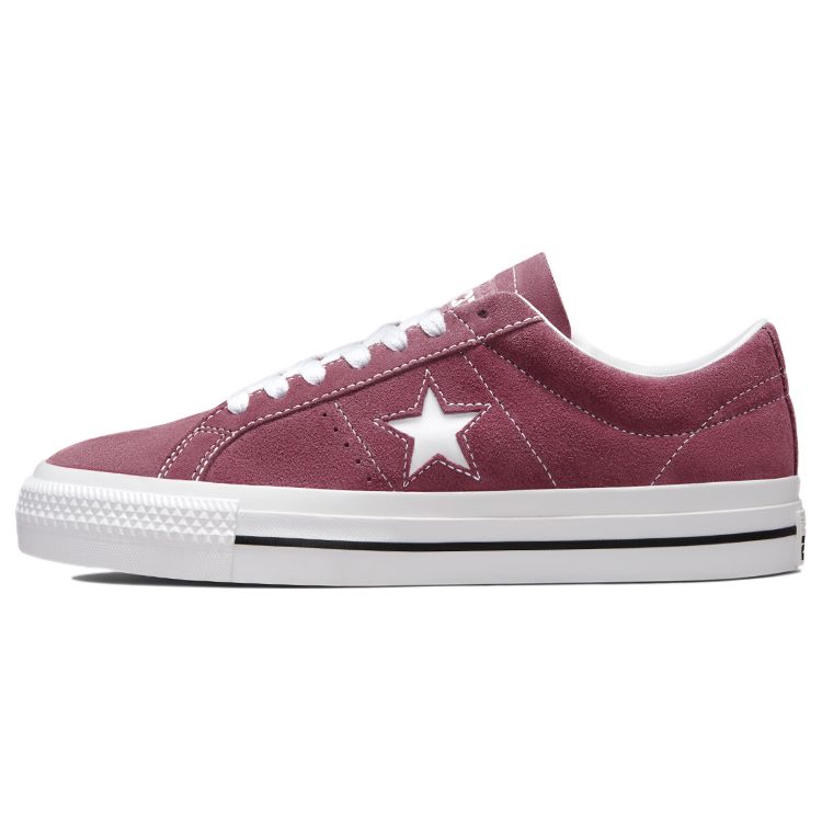 Converse One Star Pro Lightweight Slip-Resistant Low-Top Skate Shoes Unisex Sneaker Rose-Red 171978C
