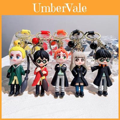 Adorable Harry Potter Hermione Keychain Cute Cartoon Keyring Car Bag Pendant Gift