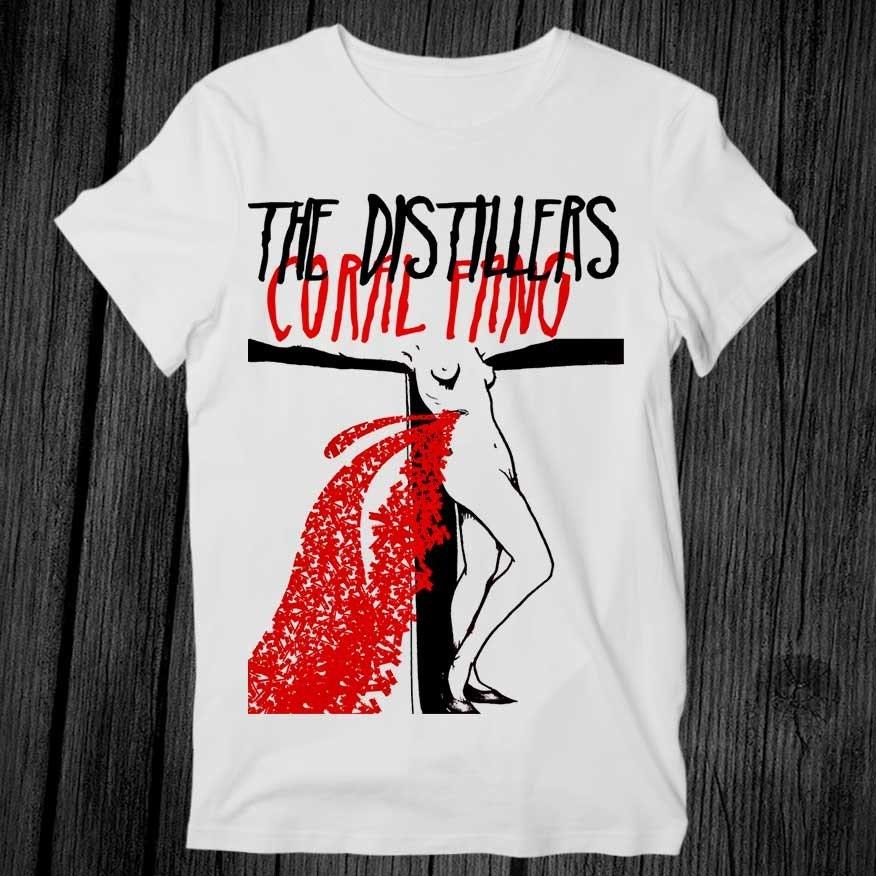 

The Distillers Coral Fang Rock Punk Retro Cool Gift Tee T Shirt 4XL