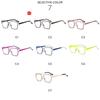 Women's eyeglasses - unisex fashion square hollow metal glasses