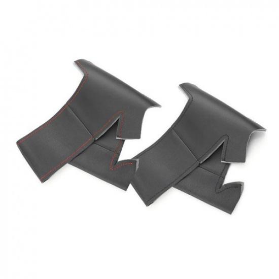 Hand Sew Steering Wheel Black Leather Cover Trim For Renault Clio 3 RS 2005-2013