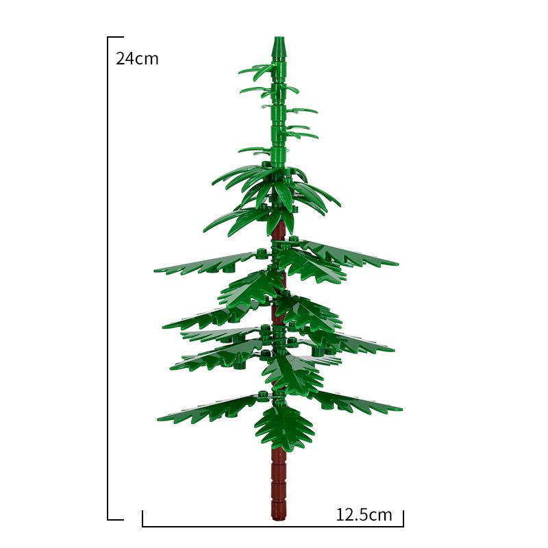 MOC City Street Scene Plant Model Sets Forest Assemble Building Block Park Jungle Assemble Bricks Toys