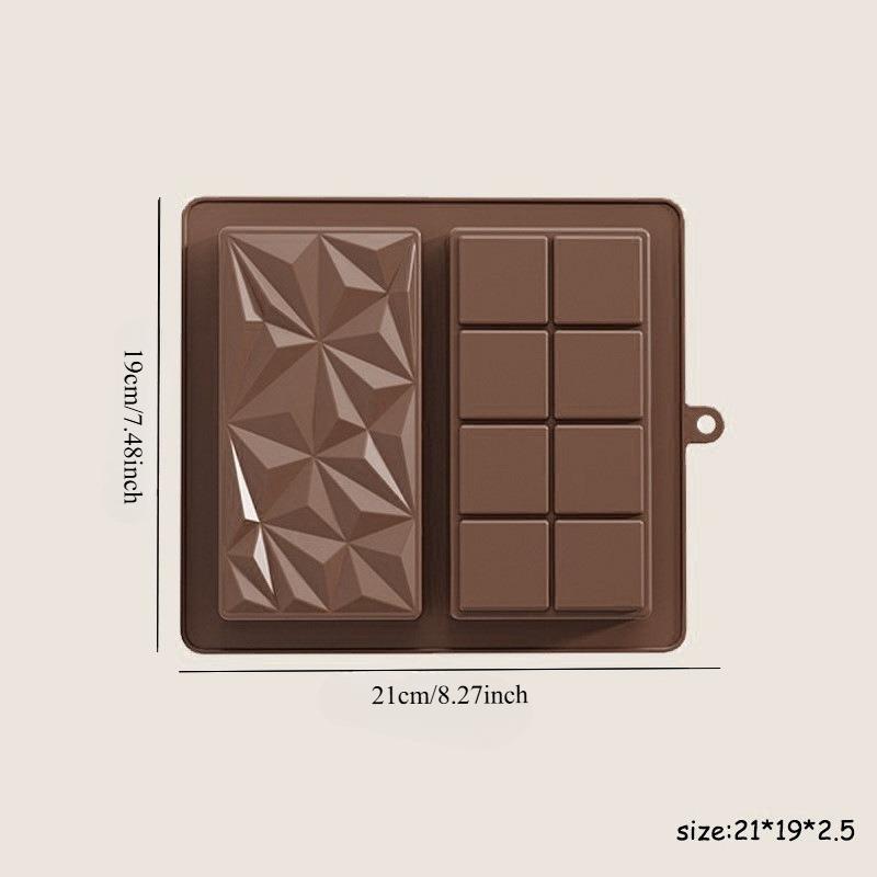 1PC food grade chocolate mold silicone chocolate mold rectangular baking tool