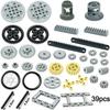 MOC Technical Parts Gear Liftarm Cross Axles Pin Beam Panel Car Building Blocks Kid Toys Bulk Compatible with Gear Bricks Leduo