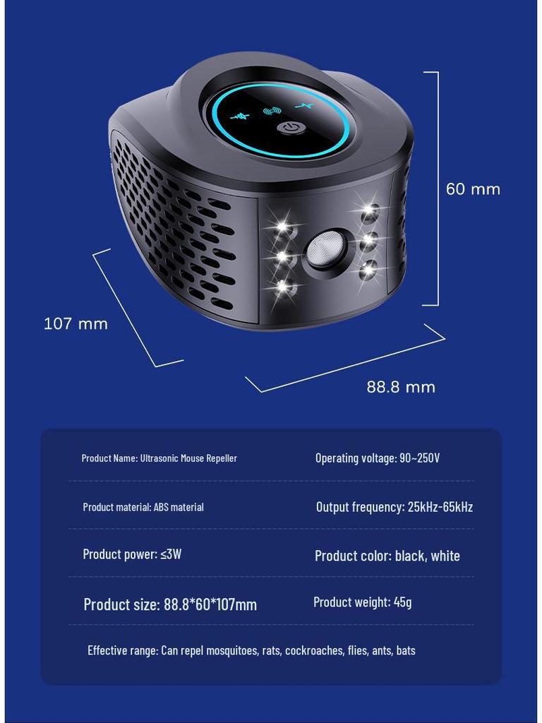 2024 Ultraschall Smart Mäuseabwehrgerät