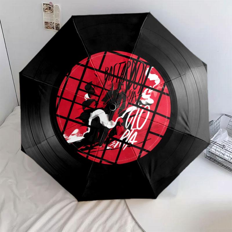 

Inglourious Pattern Pattern New Style Umbrella, 1 Piece Automatic Folding Umbrella, Portable Travel Umbrella, Outdoor Umbrella, Birthday Gift