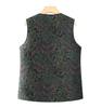 Plus Velvet Autumn/Winter Vest for Middle-Aged & Elderly Women - Button-Up, Grandma, Warm, Thicker Design
