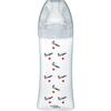 Biberon anti-colique - DODIE - 330 ml - Tétine plate X Mathilde Cabanas - 0-6 mois - Débit 3 - Transparent