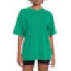 Women's Washed Retro Oversized T-Shirt Loose Sports Top Short Sleeve Cotton