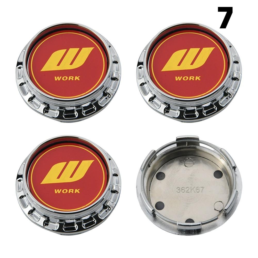 4 PZ 67MM Diametro Esterno / 62MM Diametro Interno Copricerchi SSR XXR WORK VIP LEHR MEISTER Copricoperture Centrali Ruota Coprimozzi Accessori Ruote Auto Sportive