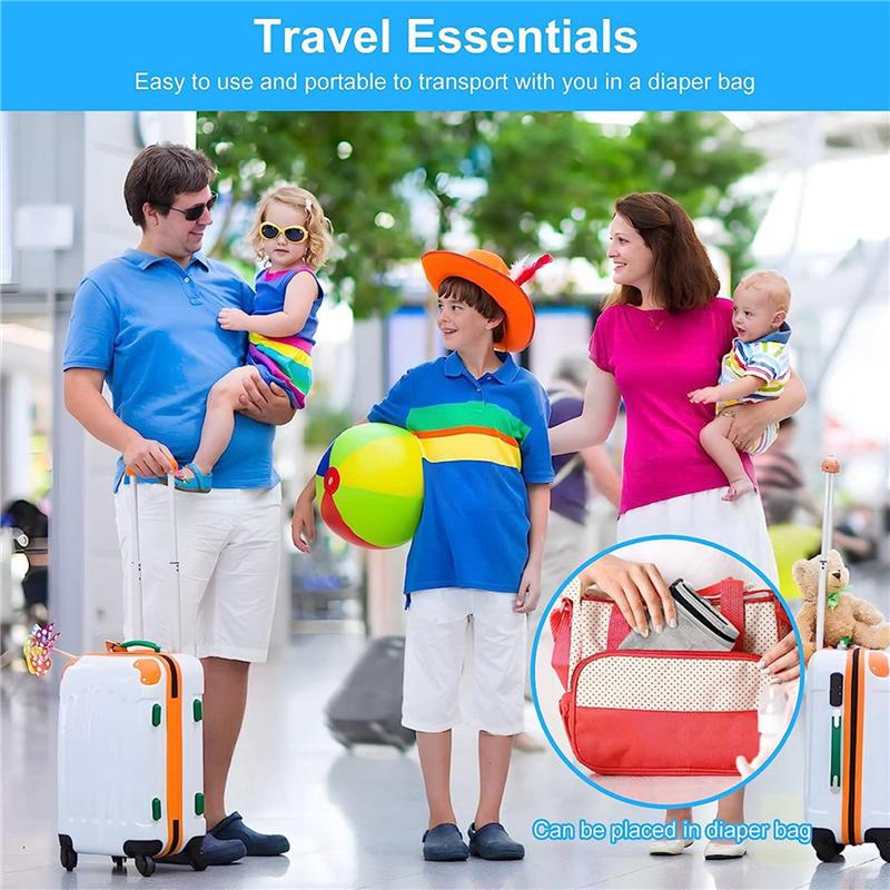 2X Toddler Airplane Travel Bed, Airplane Footrest Cushion Extender For Kids, Kids Airplane Travel Essentials, Grey