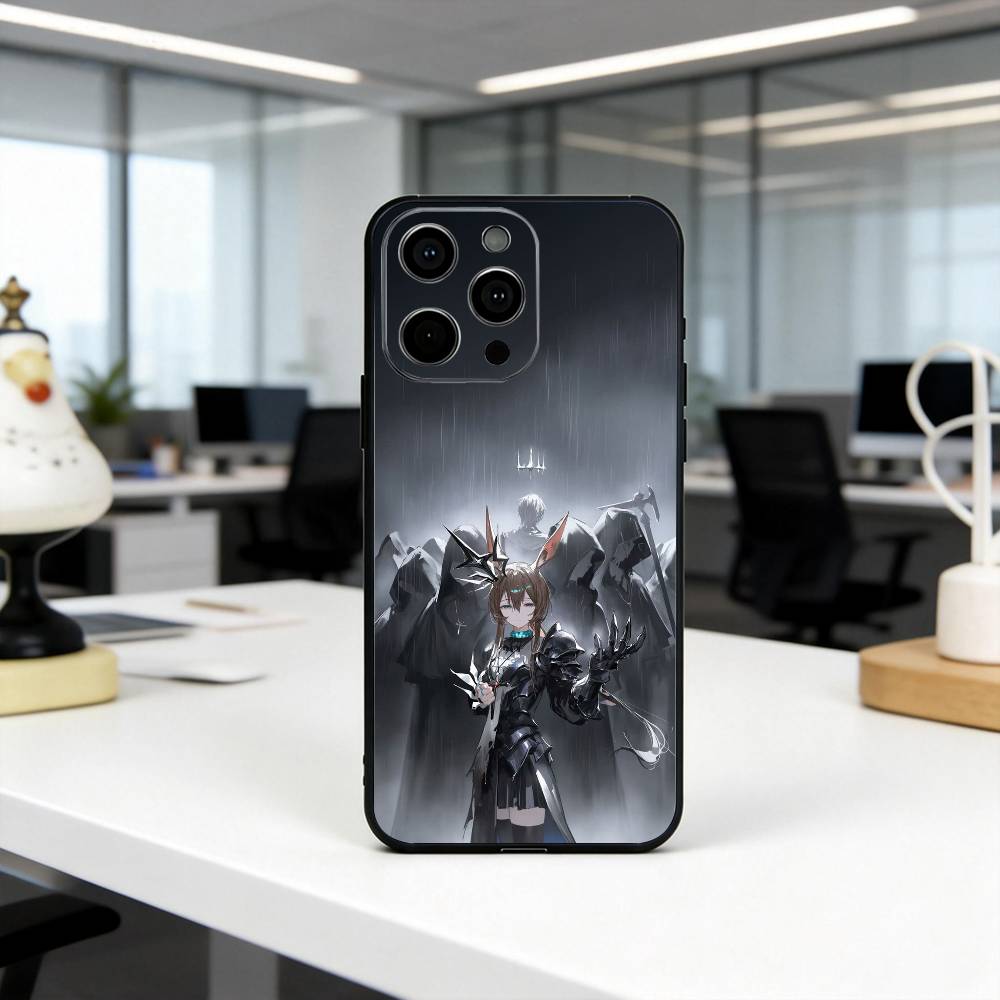 Game A-Ark-nights A-Amiya-es Phone Case Silicone Soft For IPhone 17 16 15 14 13 12 11 X XR Plus Pro Max Plus