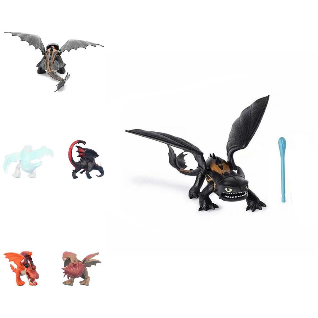 Dreamworks Dragons Figure Collection Mini Toothless Set For Kids And Dragon Trainers Aged 4 And Up