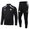 2024-'' Soccer Jersey Half-Zip Long Sleeve Training Top Men Women Kids Club Style