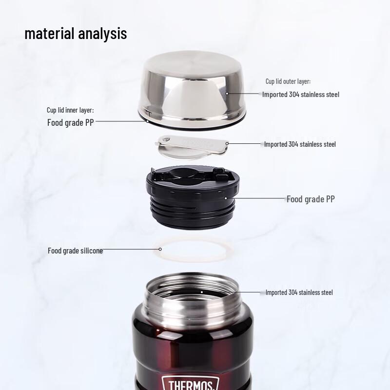 Thermos SK-3000 Isolierter Edelstahl-Speisebehälter