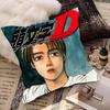 Anime Initial D Pillow Case Fashion Square Pillowcase Bedroom Sofa Room Ins Decoration Leisure