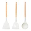 Solid Wood Handle Silicone Kitchen Spatula