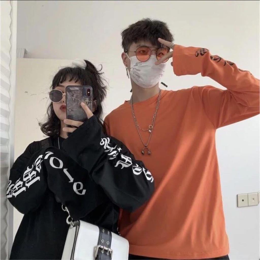 [GEBRAUCHT] Herren Langarm T-Shirt, Schwarz, Größe M, Tanz, Streetwear, Ulzzang, Koreanischer Stil