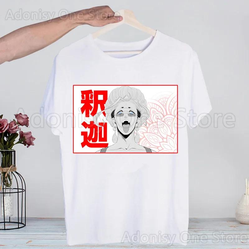 Buddha T Shirt  Unisex Usachan Tops Tees Harajuku Ragnarok Anime Record Aphrodite Record Of Ragnarok Tshirt Streetwear Male T-shirts Shirt