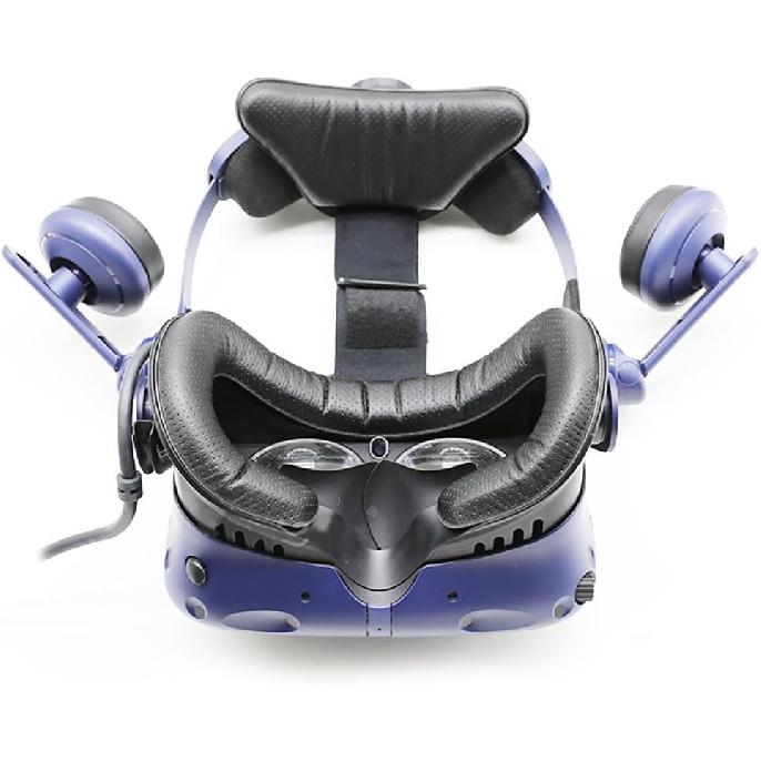 TamBee Vive PRO Face Cushion Pad Face Foam Replacement, PU Leather Face Cover Pad Removable Facial Interface for HTC Vive PRO VR (Face Foam 2PC)