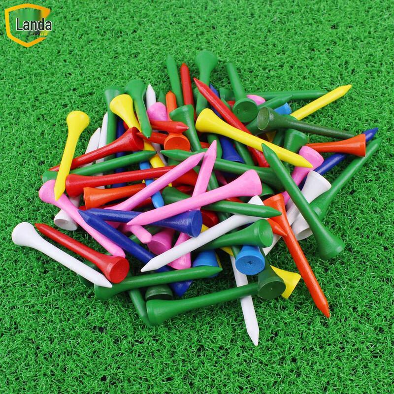 Landa Mixed Color Wooden Golf Tees