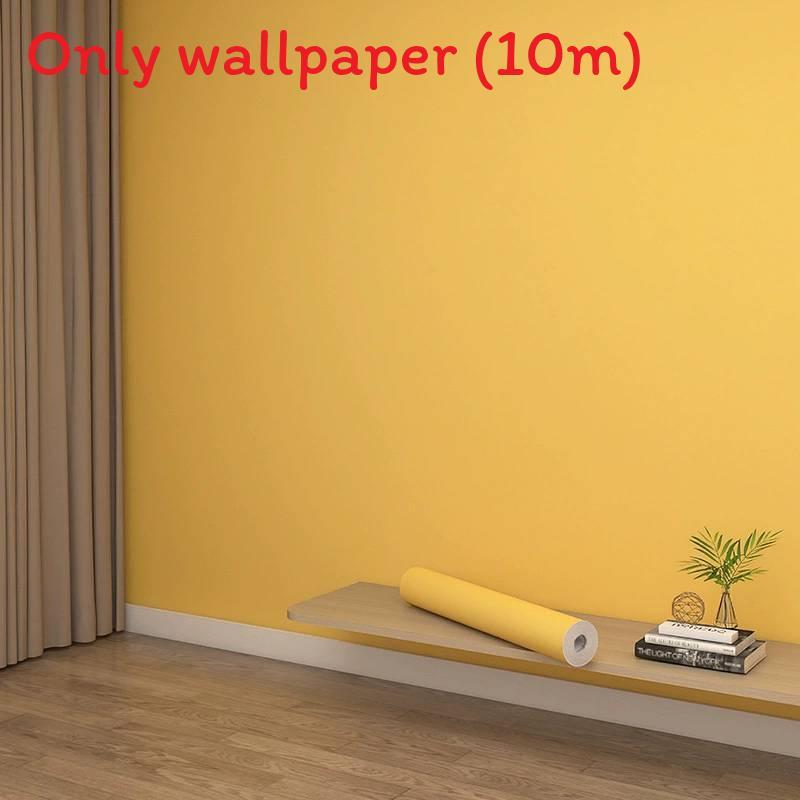Matte Solid Color Design Dormitory Bedroom Decoration Self Adhesive Wallpaper